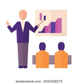 Mentor icon clipart avatar logotype isolated vector illustration