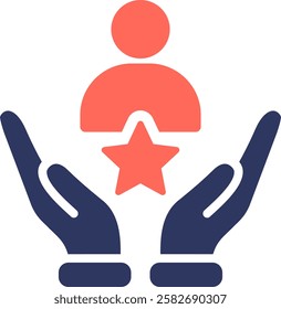 Mentor Icon Element For Design