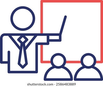 Mentor Icon Element For Design