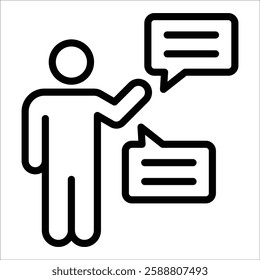 Mentor Icon Element For Design