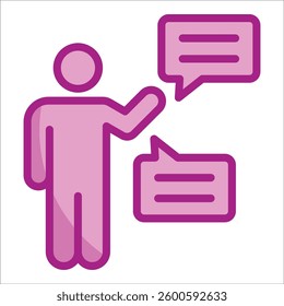 Mentor Icon Element For Design