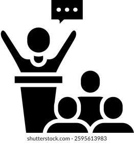 Mentor Icon Element For Design And Vector