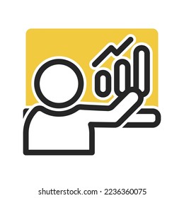mentor icon on isolated background. set of financial and business icons