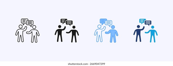 Ícone do mentor define coleção de vários estilos