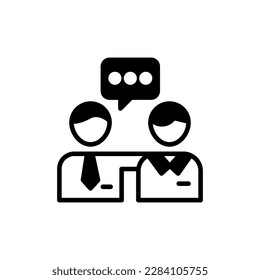 Icono de mentor en vector. Ilustración
