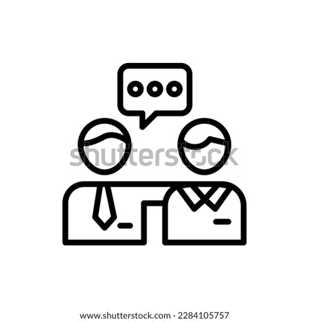 Mentor icon in vector. Illustration