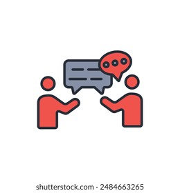 Mentor icon. vector.Editable stroke.linear style sign for use web design,logo.Symbol illustration.