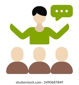 Mentor icon for web, app, infographic, etc