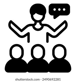 Mentor icon for web, app, infographic, etc