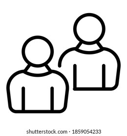 Mentor integrity icon. Outline mentor integrity vector icon for web design isolated on white background