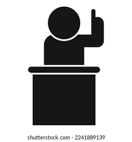 Mentor knowledge icon simple vector. Training career. Help strategy