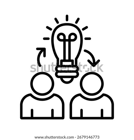 Mentor line icon vector collection