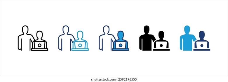 Mentor Multi Style Icon Set
