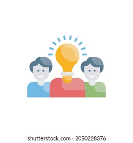 Mentor ship vector flat icon style illustration. EPS 10 file