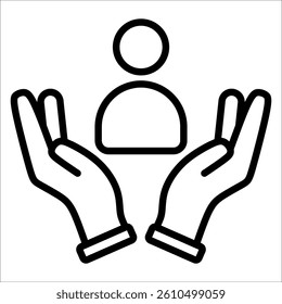 Mentor Simple Icon Vector Illustration Concept