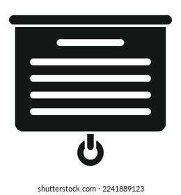 Mentor success icon simple vector. Training career. Help strategy