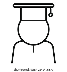 Mentor support icon simple vector. Training career. Help strategy