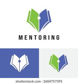 Mentoring Course Class Academic Book Study Education Logo Template