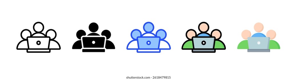 Mentoring Icon Collection With Multiple Styles