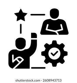 Mentoring Icon Element for Design