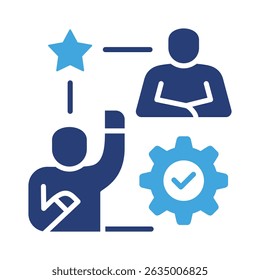 Mentoring Icon Element for Design