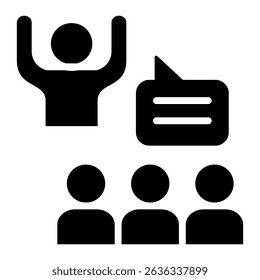 Mentoring Icon Element For Design