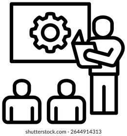 Mentoring Icon Element for Design
