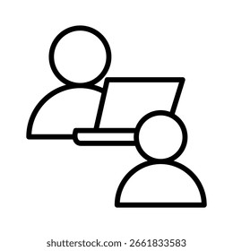 Mentoring Icon Element for Design
