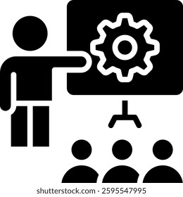 Mentoring Icon Element For Design And Vector