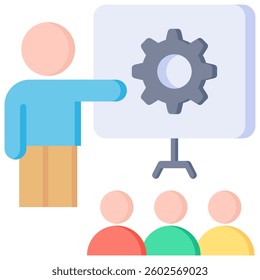Mentoring Icon Element For Design And Vector