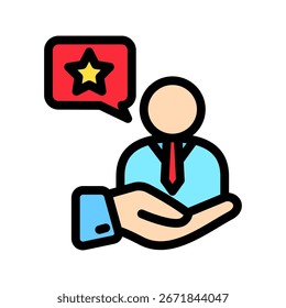 Ícone de Mentoring Mini ícone de ilustração. Use Para Conceitos Modernos, Impressão, Ui, Kit Ux, Desenvolvimento De Web E Aplicativos. Vetor Relacionado A Escritório, Educação, Exame E Muito Mais