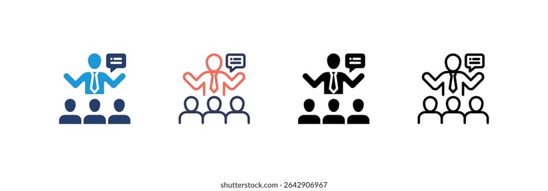 Mentoring Icon definir coleção de vários estilos