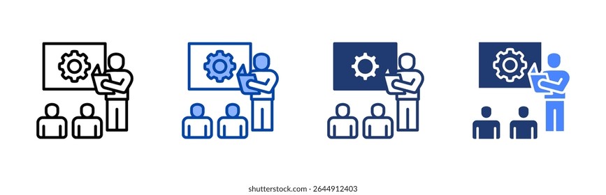 Mentoring icon sheet multiple style collection