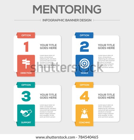 Mentoring Infographic Icons