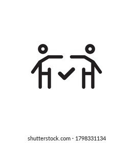 mentoring vector icon logo design