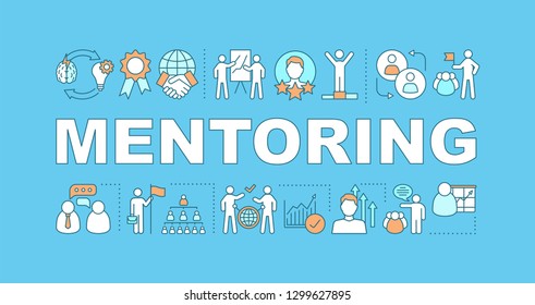 Mentoring Word Concepts Banner Leadership Personal Stock Vector ...