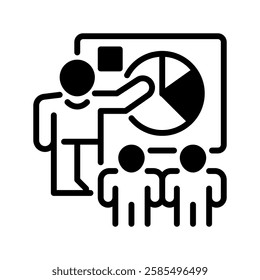 Mentorship line icon. Universal creative premium symbol. Vector sign icon logo template. Vector illustration