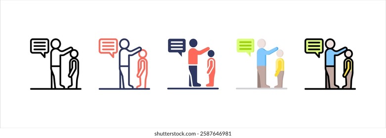 Mentorship Multi Style Icon Set