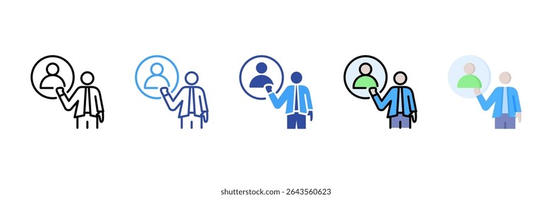 Mentorship Multi Style Icon Set