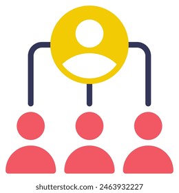 El ícono del Programa de mentores se puede usar para Web, App, infografía, etc