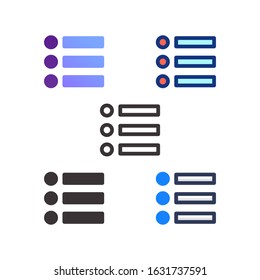 Menu add icon flat outline glyph interface
