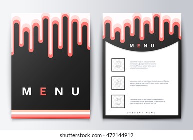 Menu background for restaurant or coffee design vector illustration.