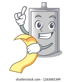 With menu bag packaging for sugar in character