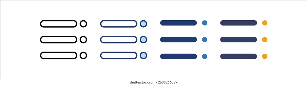 Menu Bar Icon Set Multiple Style Collection