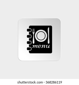menu  - black vector icon