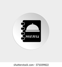menu  - black vector icon