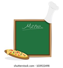 menu board icon. vector illustration.