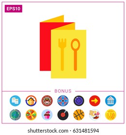 Menu Brochure Icon