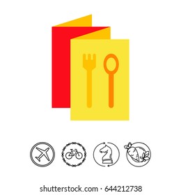 Menu Brochure Icon