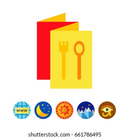 Menu Brochure Icon